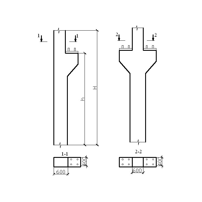 Колонна железобетонная 9к 84-2